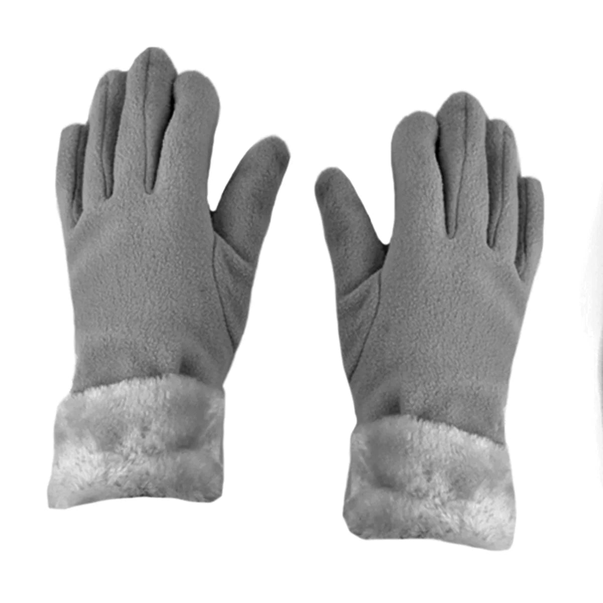 Women'S Warm Fleece Winter Set - Scarf, Hat, and Gloves Set