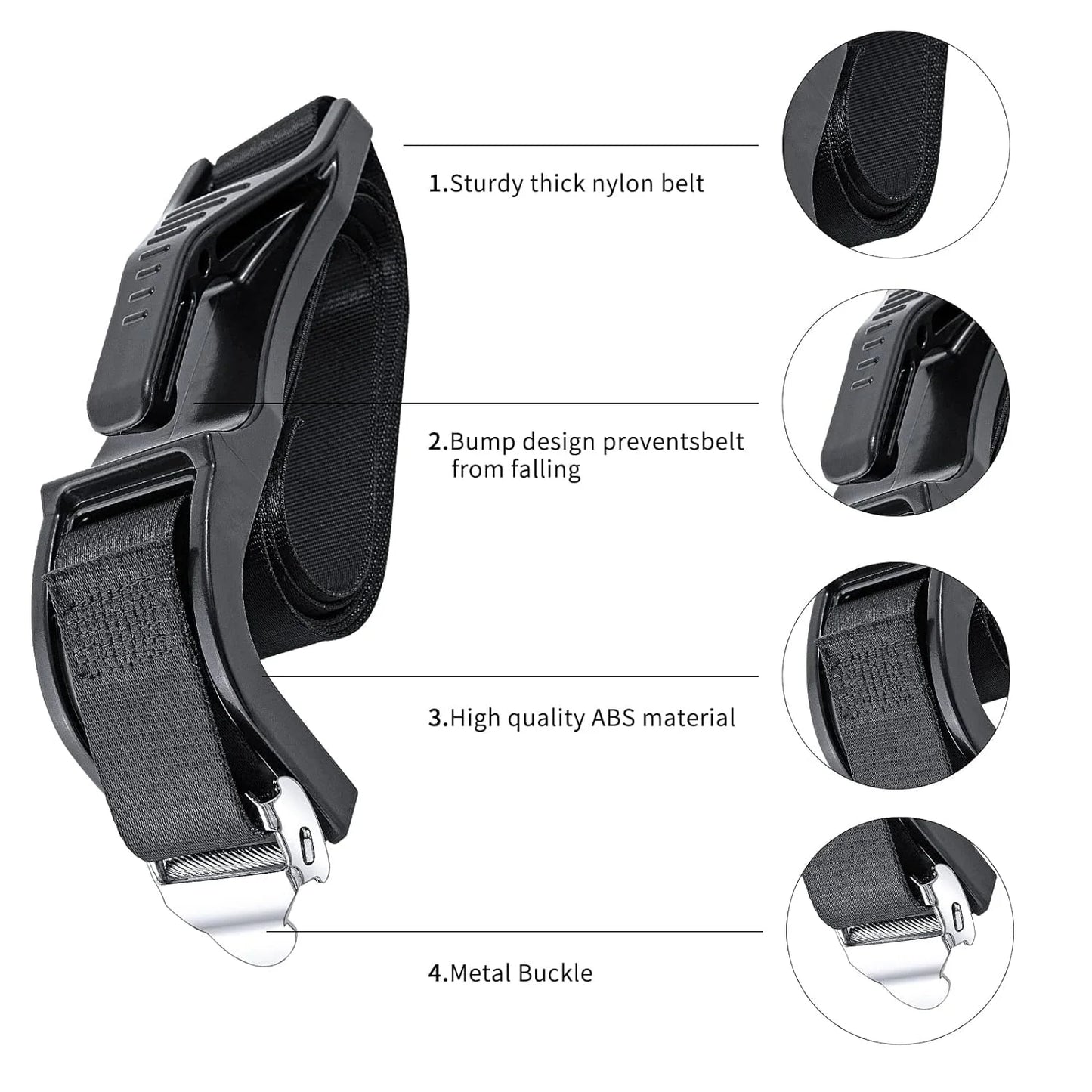 Pregnancy Seat Belt Adjuster ,Protect Unborn Baby,A Must Have for Expectant Mothers(Black)