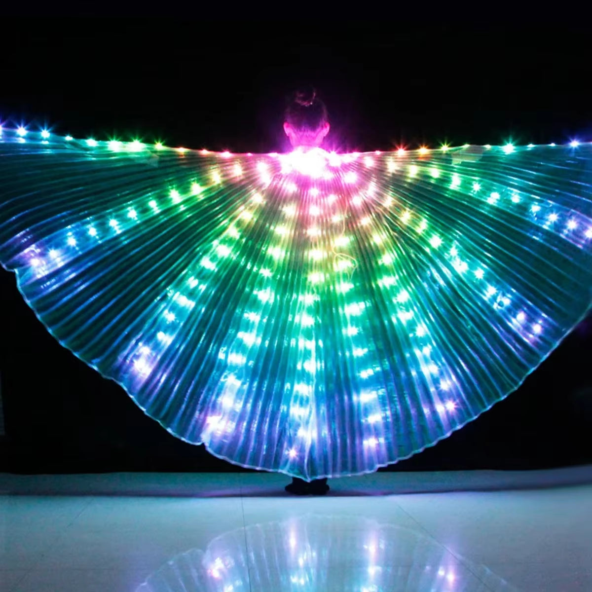 Belly Dance Isis Wings Led Isis Wings Belly Dance Accessory Wings Costume Butterfly Wings for Adult Kids Carnival Stage Party